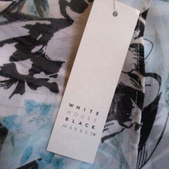 White House Black Market Double Layer Shell Top XS NWT - Picture 5 of 6